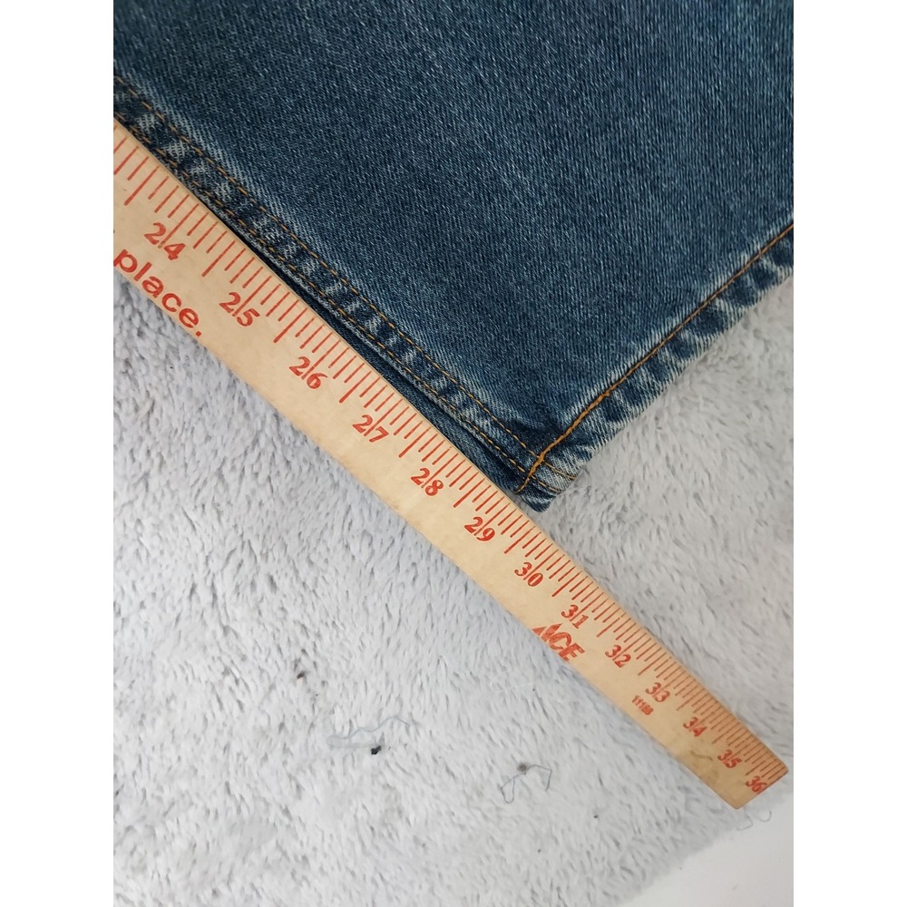 Vintage Levis 560 Jeans Mens 33x30 Y2K Comfort Fit Loose Baggy Denim Blue Skater - Picture 9 of 11